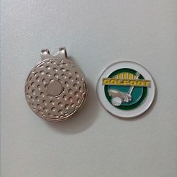 golf custom magnetic hat clips with custom logo ball marker