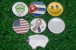 Free mold design golf ball marker for sale