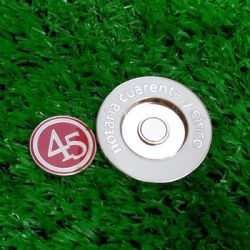 magnetic poker chip ball marker with 45mm