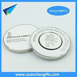 Hot selling golf ball markers full color logo