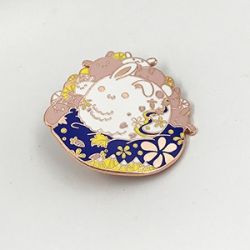Custom rose gold enamel pins