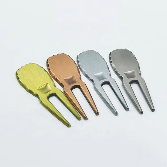 Factory Cheap Custom With Your logo Divot Tool Antique Copper Wholesale Customize Handmade Blank Golf Divot Repair Tool