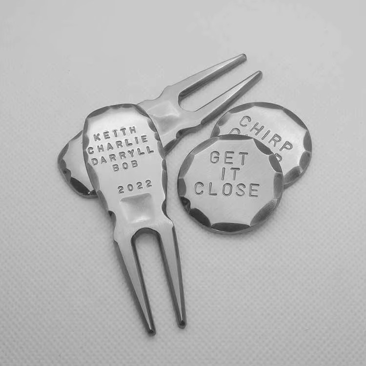 Factory Cheap Custom With Your logo Divot Tool Antique Copper Wholesale Customize Handmade Blank Golf Divot Repair Tool