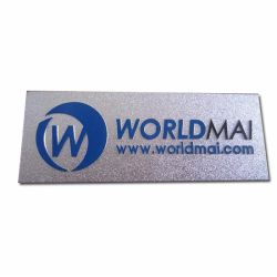Factory direct sale metal brass name plate with custom design