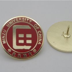 Customized logo metal badge pin emblem