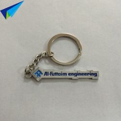 Newest metal bead keychain with OEM design