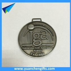 Dongguan made metal  medal with ribbon