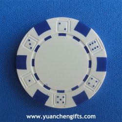 Blank gambling poker chip wholesale