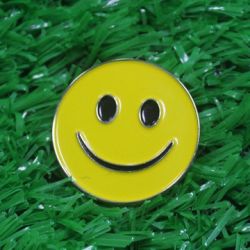 Smile face metal golf ball marker free mold
