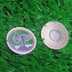 Custom magnetic golf ball marker with logo