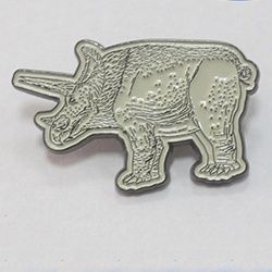 Unique shape custom enamel pin