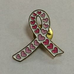 Breast Cancer metal lapel pin