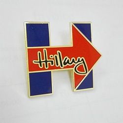 Hard enamel pins with gold plated