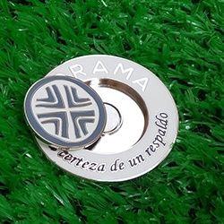 Popular metal magnetic golf poker chip ball marker