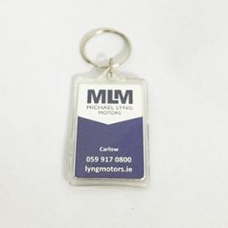 Acrylic key chain with company logo