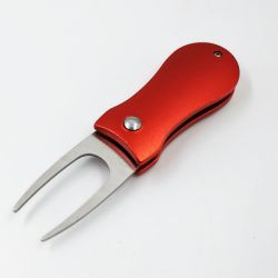 New style golf divot tool with 25mm ball marker