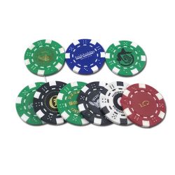 ABS poker chip with custom logo