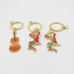 different color of metal keychain