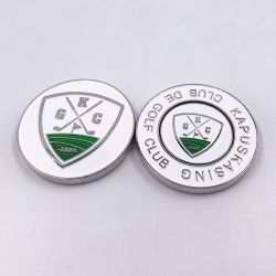 golf metal poker chip, golf ball marker