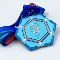 Soft enamel medal