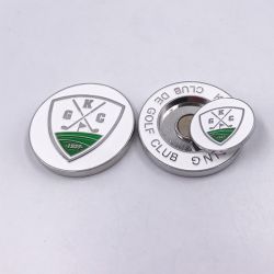 Golf poker chip with custom logo