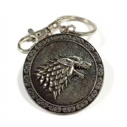 Wholesale Custom Rotate Metal Embossed Keychain Custom Metal 3d Hollow Woodpecker Shape Keychain Gift